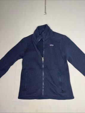 Navy Zip Fleece Jacket